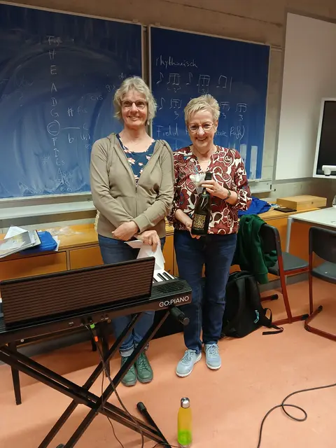 1.Vorständin Christiana Berken-Mersmann (rechts) | Foto: Liederkranz Brackenheim