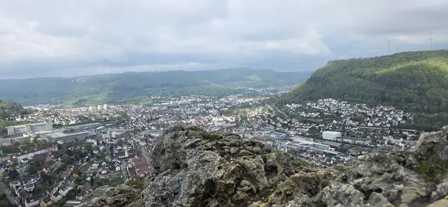 Aussicht vom Bismarckfelsen. | Foto: privat Sibylle Tröber
