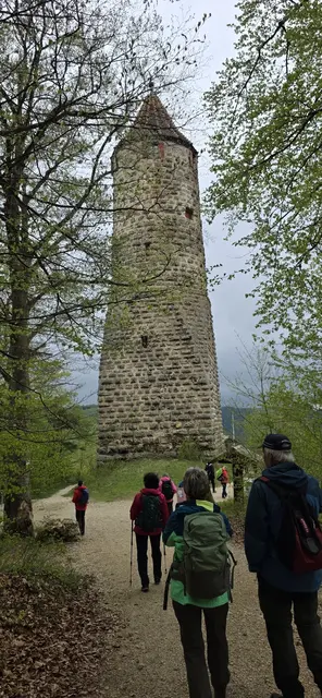 Ankunft am Ödenturm. | Foto: privat Sibylle Tröber