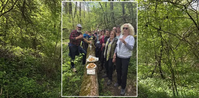 Pause an der "Baumtischbar". | Foto: privat Sibylle Tröber