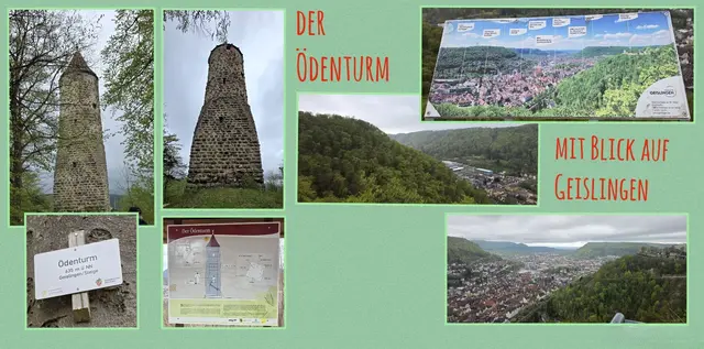 Ödenturm mit Ausblick auf Geislingen und Umgebung. | Foto: privat Sibylle Tröber