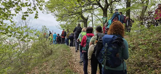 Höhenmeter geschafft ... am Bismarckfelsen angekommen! | Foto: privat Sibylle Tröber