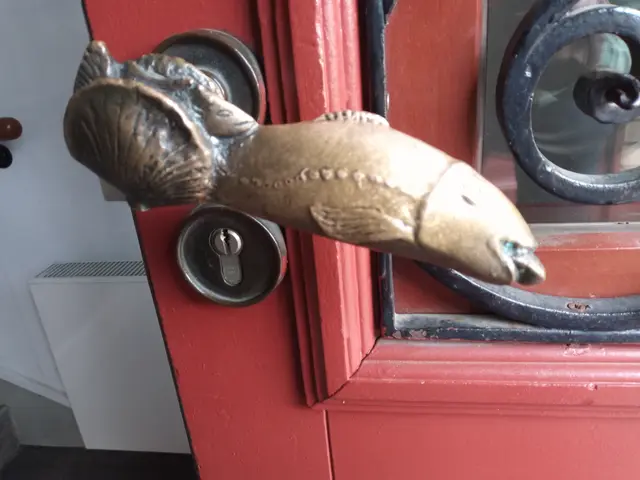 An der Türe zu Haus 3 ist ein Fisch tastbar | Foto: M. Haug