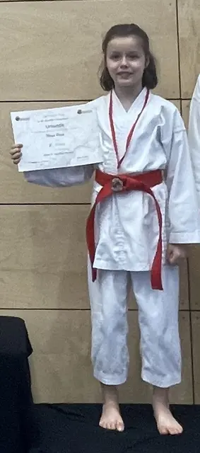 Maya Papp belegte in der Disziplin Kata den 3.Platz | Foto: Karateverein Eppingen