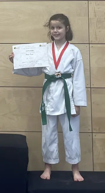 Maya Papp erreichte den 3. Platz im Kumite | Foto: Karateverein Eppingen