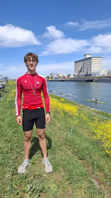 Mit zwei Siegen kehrte Felix Jargon vom Lauffener Ruderclub aus Mannheim zurück.  | Foto: Sascha Hermann