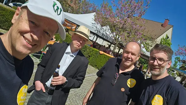 Jörg Wiebrecht, Thomas Heiligenmann, Herbert Burkhardt, Michael Kuhn | Foto: Freie Wähler 