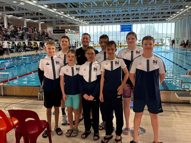 Nachwuchsteam der Sport-Union Neckarsulm beim SMK in Stuttgart | Foto: Schwimmabteilung der Sport-Union Neckarsulm e.V.