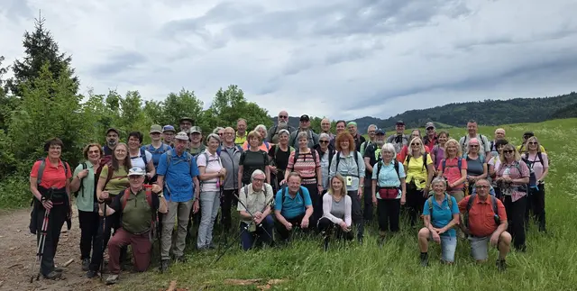 Gruppenfoto nach der stärkenden Vesperpause. | Foto: privat Sibylle Tröber