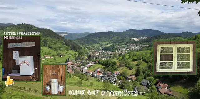Ausblick während der sehr freundlichen Getränkebewirtung durch Familie Bühler! | Foto: privat Sibylle Tröber