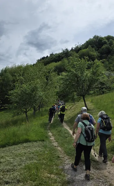 Auf erdigem Weg dem nächsten Anstieg entgegen. | Foto: privat Sibylle Tröber