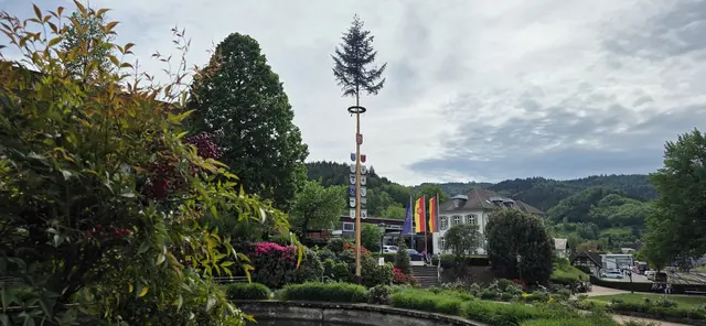 Kurpark Ottenhöfen. Wanderrunde beendet. Auf geht's zur Abschlusseinkehr. | Foto: privat Sibylle Tröber