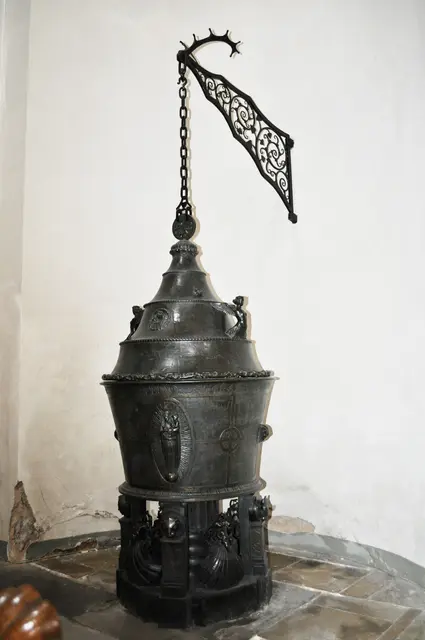 Historischer Taufbrunnen aus Eisen | Foto: Daniela Somers