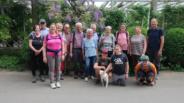 Wandergruppe des MGV Urbanus am 3.Mai 2026 auf dem Weinwanderweg von Besigheim nach Bietigheim | Foto: Mitglied MGV Urbanus