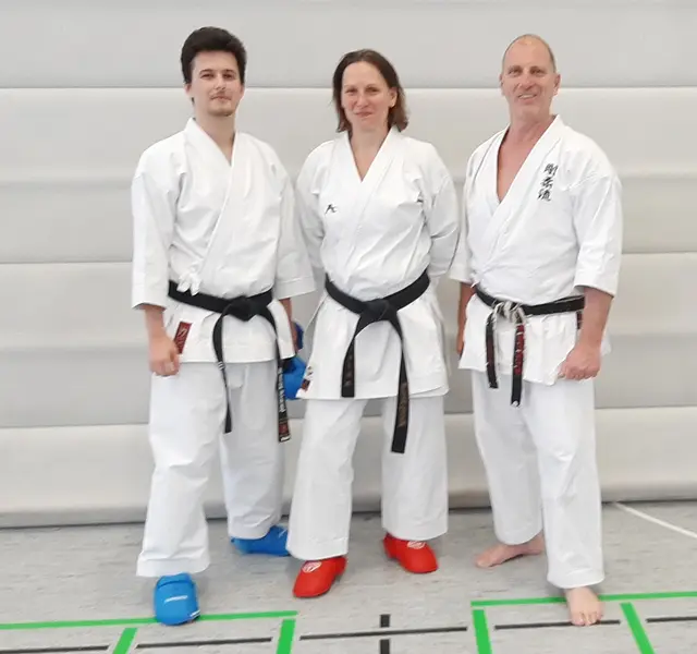 Die Wettkampftrainer beim Karateverein Eppingen: (v.l.) Johannes Geng, Etelka Richarz und Matthias Schäfer | Foto: Karateverein Eppingen