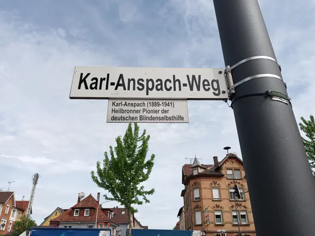 Das Beratungshäusle steht am Karl-Anspach-Weg. Karl Anspach war ein Heilbronner Pionier der deutschen Blindenhilfe! | Foto: Martin Haug