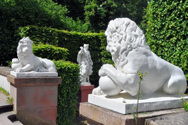 Schlosspark Schwetzingen Löwentreppe