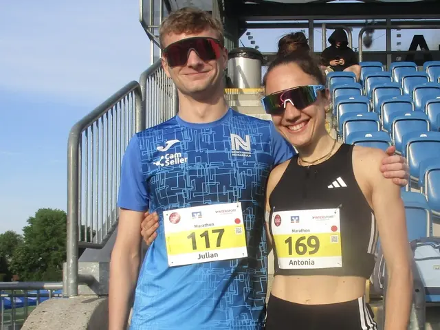 Marathonläufer Julian Fuchs und Antonia Seeger | Foto: Eigenes Bild