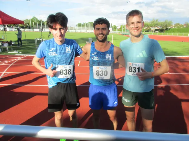 3000m mit Paul Walz, Mehran Eshagi und Moritz Holzbauer
