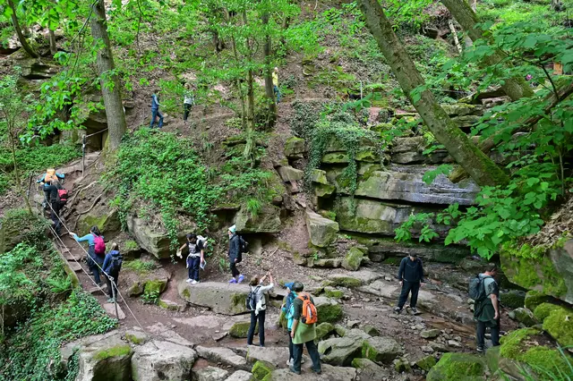Wir sind nicht alleine unterwegs. Trotzdem war es für einen Sonntag bei gutem Wanderwetter erstaunlich leer. | Foto: Michael Harmsen