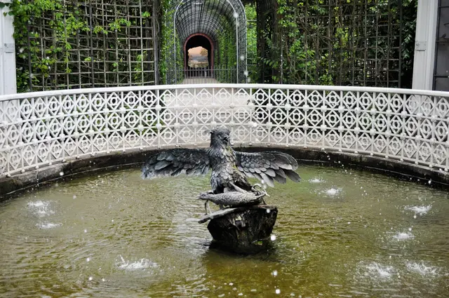 Schlosspark Schwetzingen, Bassin der wasserspeienden Vögel