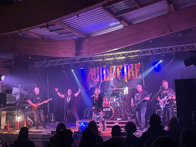 Wildfire live on stage. | Foto: Eigenes Foto.