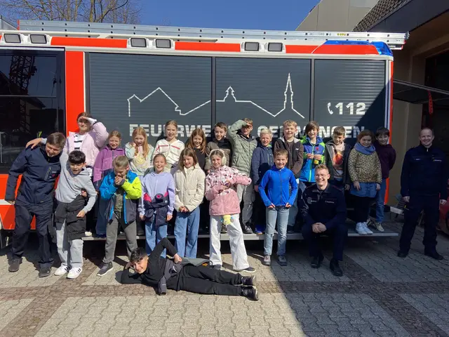 Klasse 4a der Grundschule Gemmingen | Foto: Feuerwehr Gemmingen