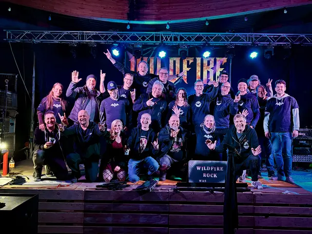 Gruppenbild mit Badman-Mitgliedern und Wildfire. | Foto: Eigenes Foto.