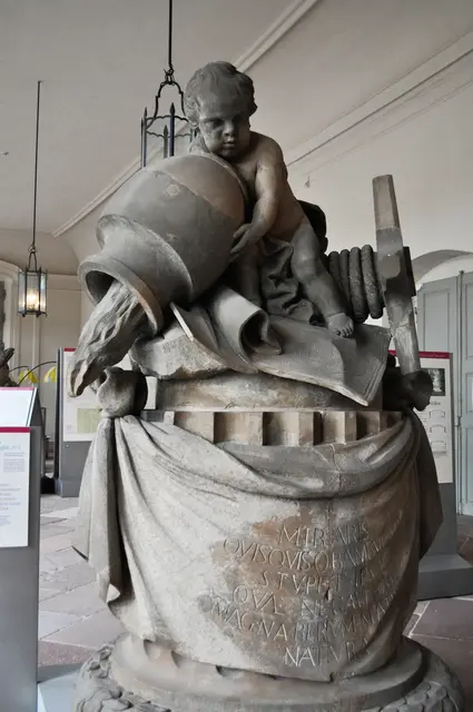 Auch das "Denkmal für Gartenbaukunst" von 1771ist hier ausgestellt. | Foto: Daniela Somers