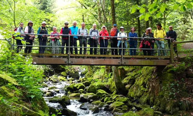 Die Teichbachschlucht ist erreicht! | Foto: Isolde Reitz