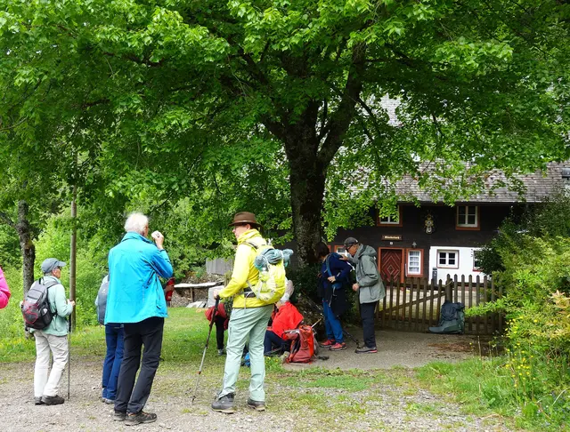 Kurze Rast beim Mörderlochhof. | Foto: Isolde Reitz