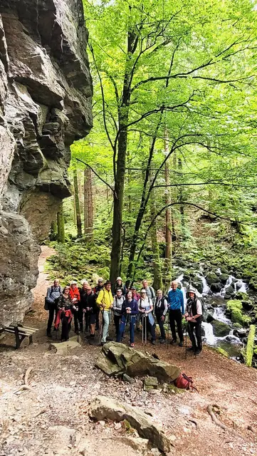 Die herrliche Kulisse bot sich nochmals für ein Gruppenfoto an. | Foto: Isolde Reitz