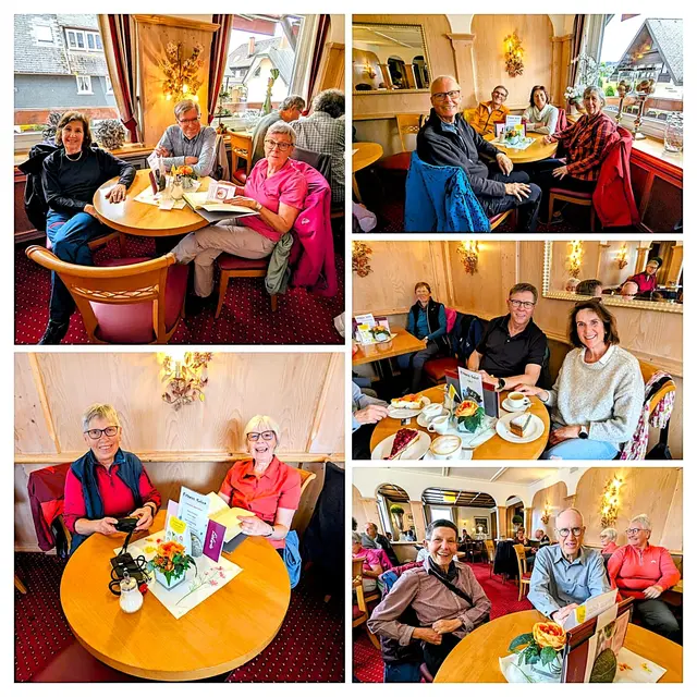 ... dann geht es auch schon zum Abschiednehmen in ein Cafe! | Foto: Isolde Reitz