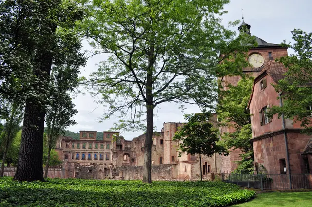 Blick auf die Schlossgebäude. Hier hat uns auch die Gästeführerin in Empfang genommen. | Foto: Daniela Somers