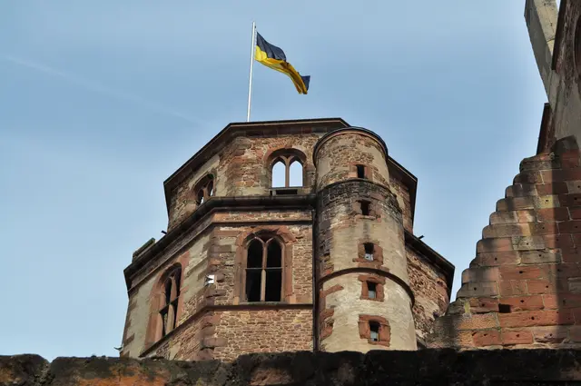 Der Glockenturm. Einstmals war hier eine Glocke installiert. 1764 schlug hier der Blitz ein.  | Foto: Daniela Somers