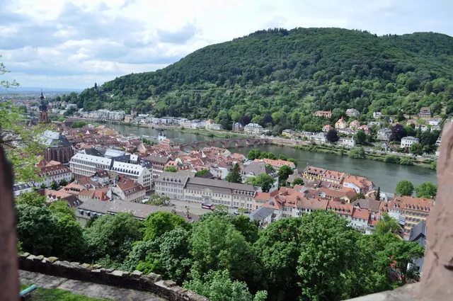 Aussicht vom Schlossaltan auf Heidelberg. | Foto: Daniela Somers