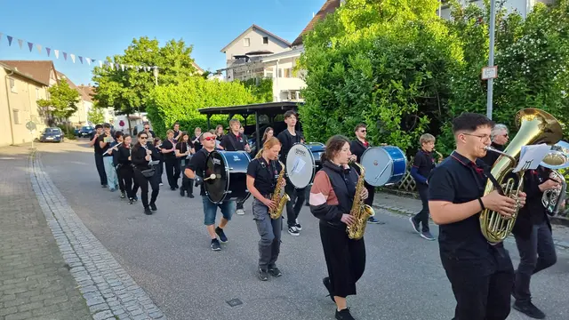 Guten Morgen Güglingen! Traditionell ab 6 Uhr an Pfingstmontag unterwegs in der Innenstadt | Foto: MVG