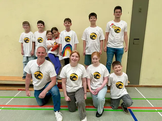 Die Eppinger Teilnehmer mit den neuen Camp-Shirts | Foto: Karateverein Eppingen