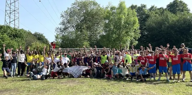 Teams aus dem ganzen Bundesgebiet beteiligten sich am Fußballturnier des Internationalen Pfingstjugendtreffens | Foto: MLPD