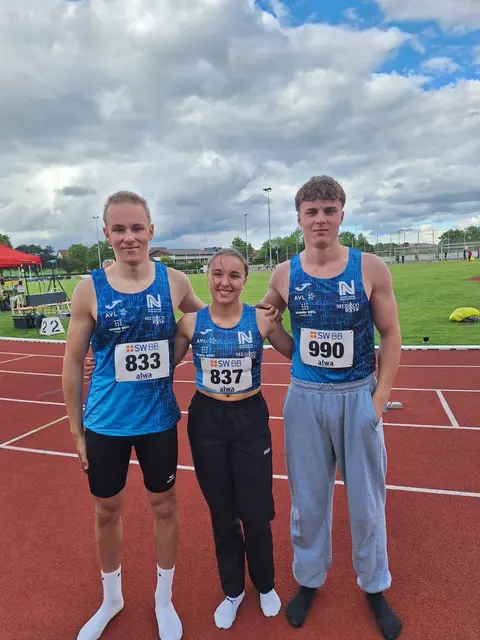 400m mit Luis Kern, Mia Sewell und Jannis Hönig | Foto: Eigenes Bild