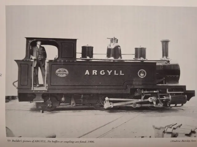 Ein Originalfoto der Argyll mit dem offensichtlich stolzen Lokführer | Foto: ECH - Matthias Müller