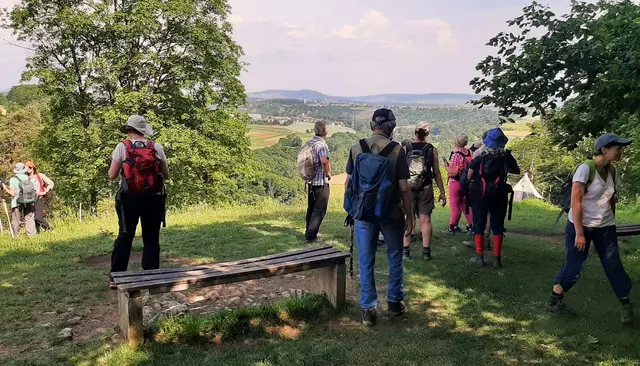 Traumhafte Sicht vom "Enzblick" nach Unterriexingen bis nach Hohenhaslach  und dem Stromberg. | Foto: I. Reitz