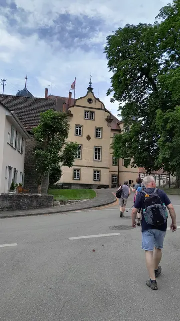 vor dem Schloss in Meßbach | Foto: privat