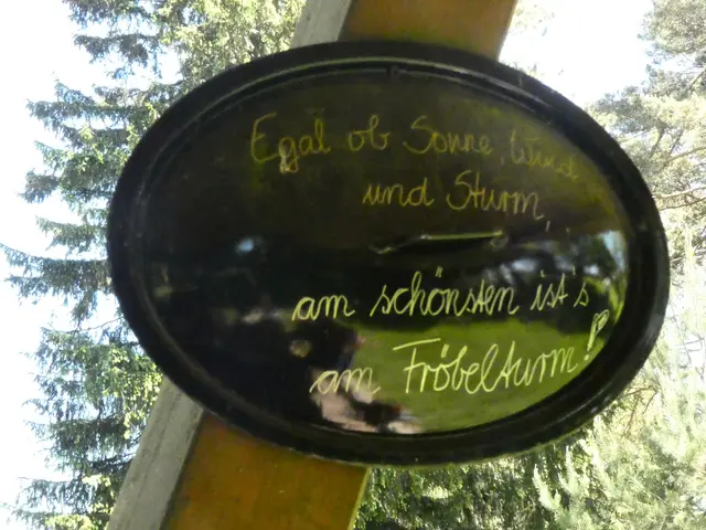 An unserem Picknick-Tisch war dieser Spruch angebracht 😊.  | Foto: sigischlottke