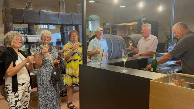 Ein Glas Sekt zum Abschluss | Foto: Ursula Hamann