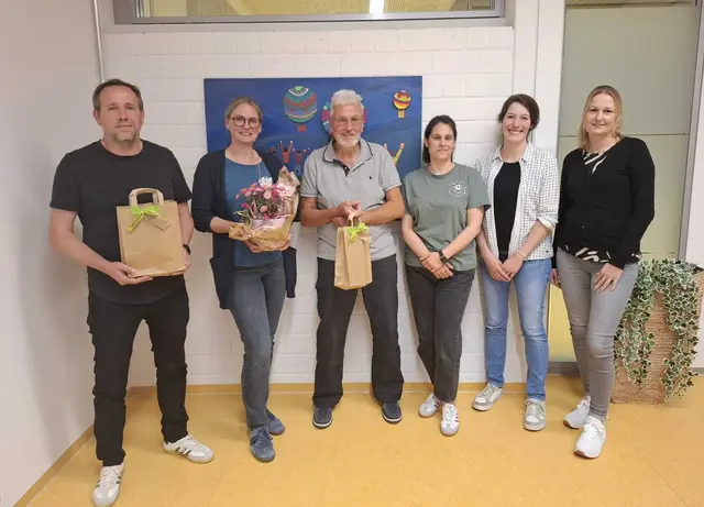 Herr Frohs, Frau Hüftle, Herr Schäfer, Frau Beck, Frau Kohler und Frau Janßen | Foto: JHS