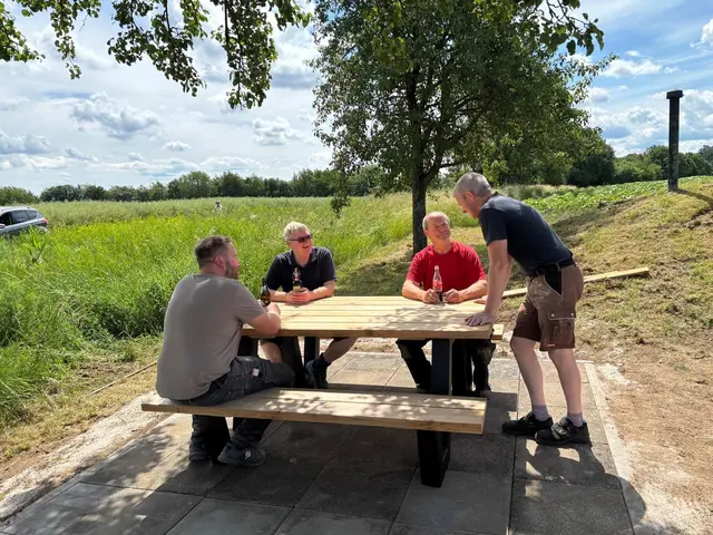 Foto: Karl Heinz Reber, Walter Jäckle und Jochen Wieland