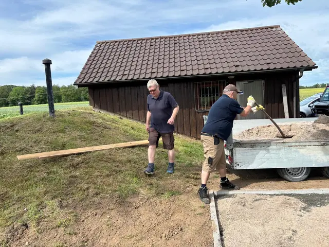 Foto: Karl Heinz Reber, Walter Jäckle und Jochen Wieland