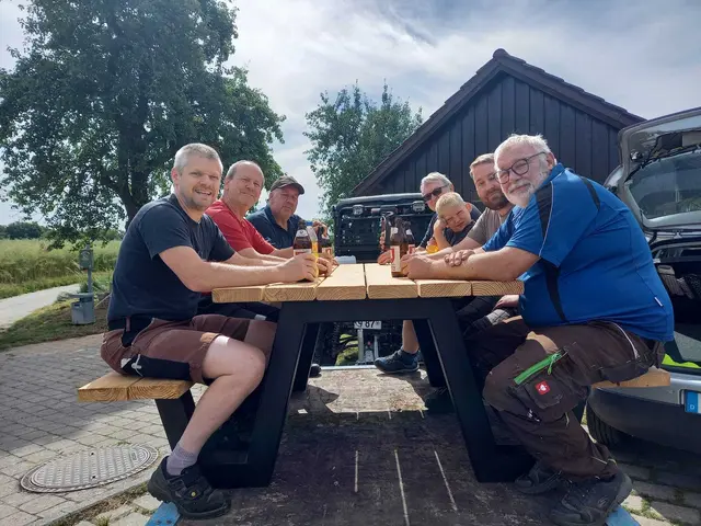 Foto: Karl Heinz Reber, Walter Jäckle und Jochen Wieland