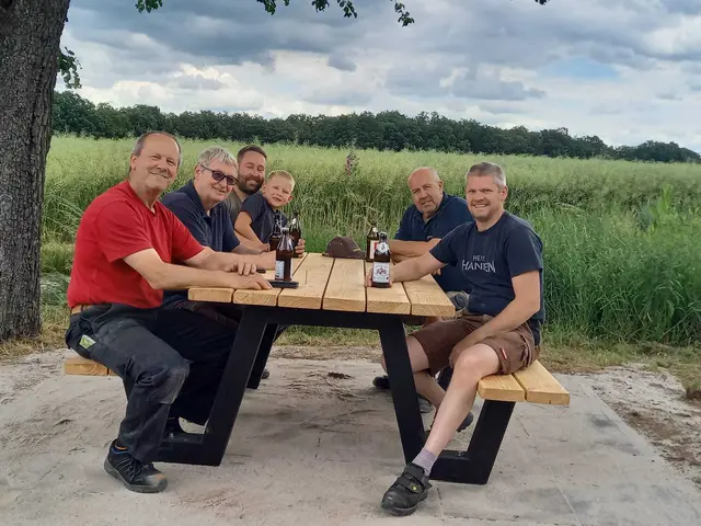 Foto: Karl Heinz Reber, Walter Jäckle und Jochen Wieland